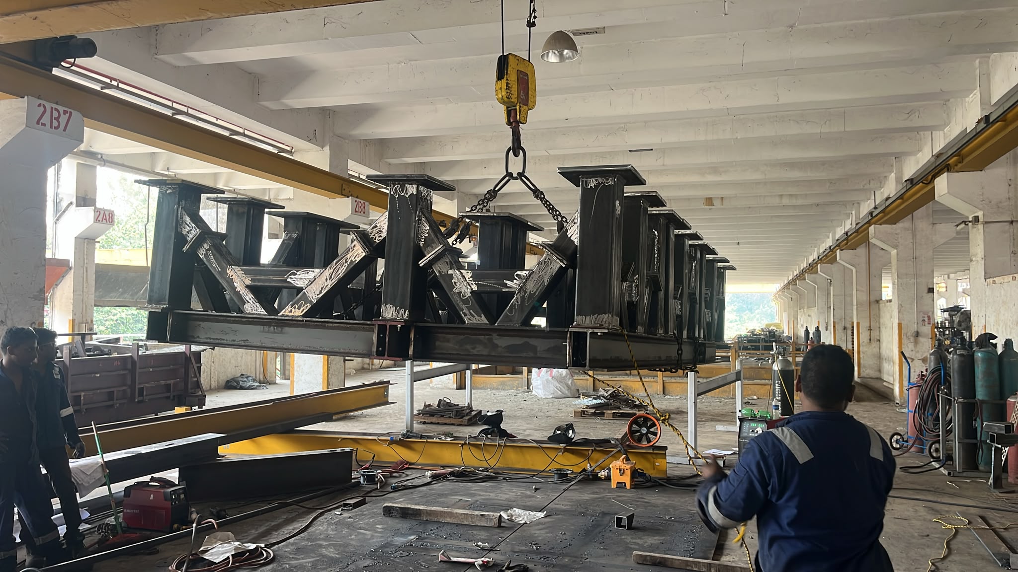 AIMS 7,000 Sq. Ft. Workshop & Overhead Crane Heavy Steel Fabrication Facility in Singapore