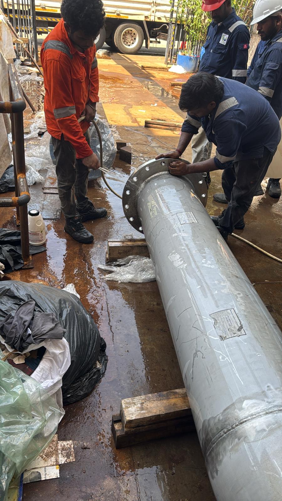 Pipeline Welded Joint Cleaning, Inspection and Maintenance